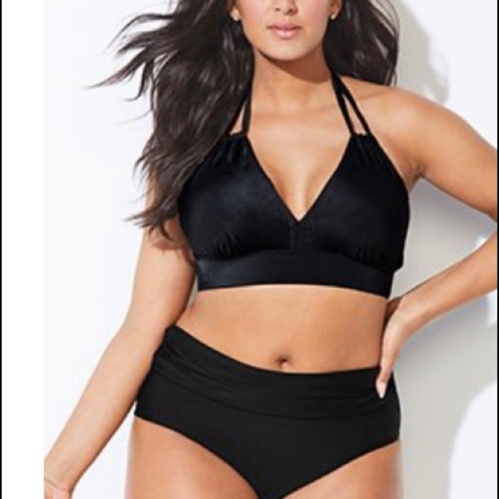 👙 Two-piece black bikini